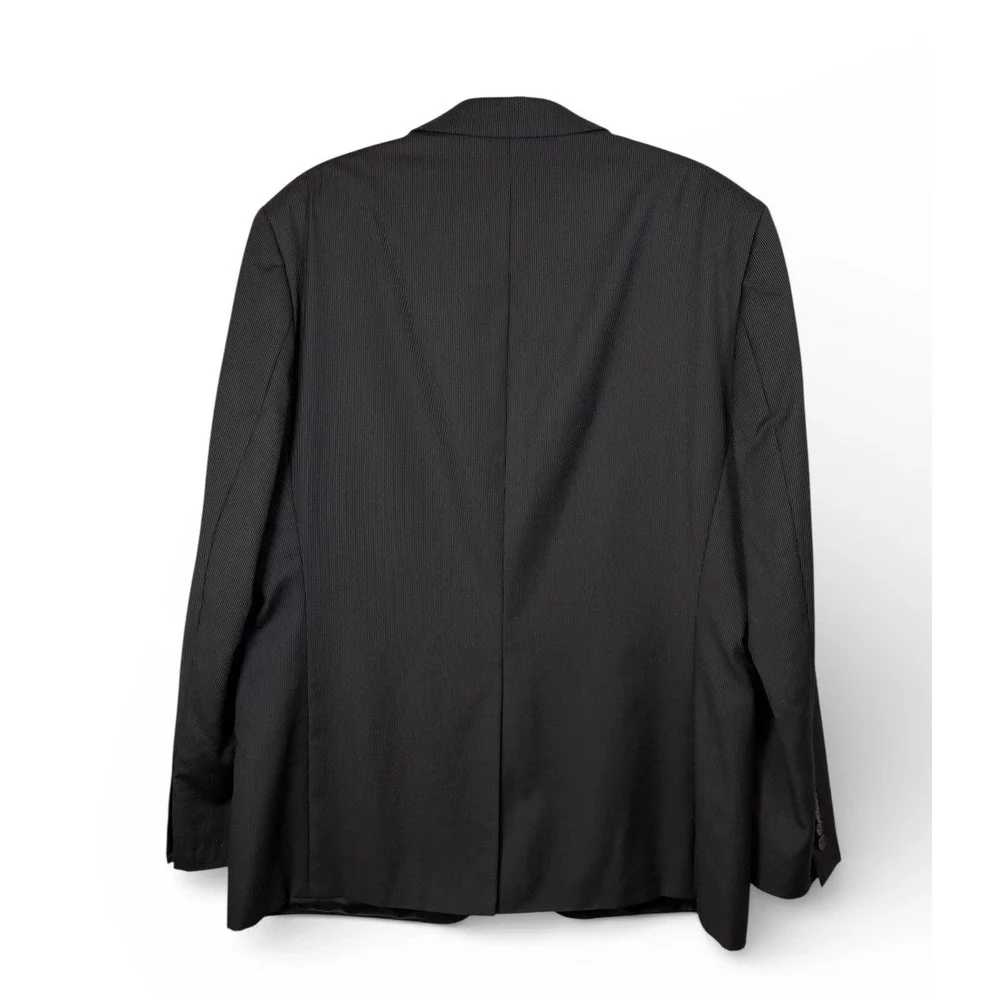 Ralph Lauren Men's 46L Black‎ Pinstripe Wool Suit Jacket Blazer Dillard's